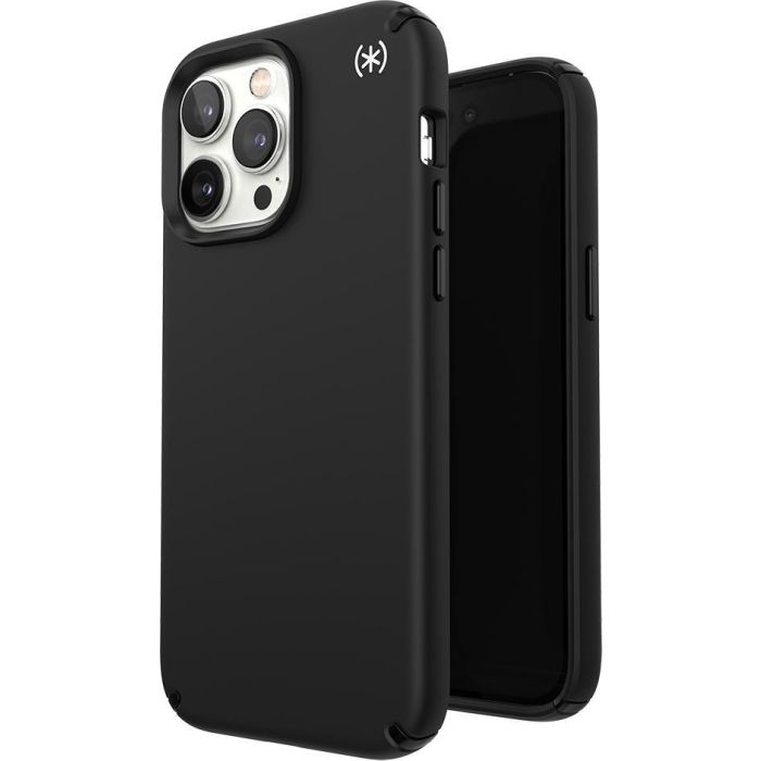 Speck Presidio 2 Pro Funda MagSafe compatible para iPhone 14 Pro Max, Protección Caídas 4m, Acabado Suave Mate, Microban, Negro 5