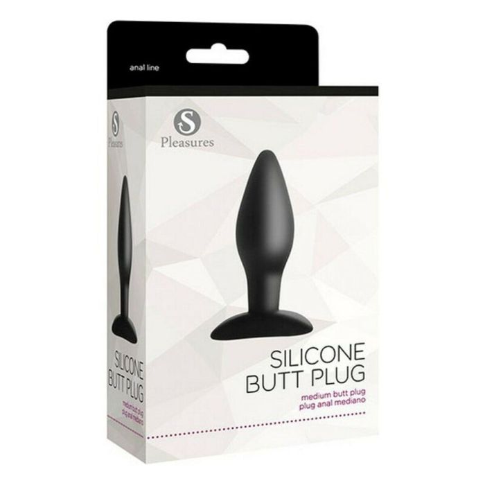 Plug Anal S Pleasures Silicona Negro (Ø 4 cm) 1