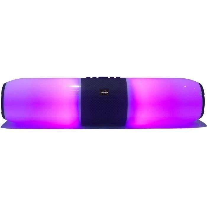 INOVALLEY BS30 - Barra de sonido iluminada Bluetooth 5.0 - 60W - Alcance 10m - Radio FM, puerto USB, Micro-SD 4 INOVALLEY BS30 - Barra de sonido iluminada Bluetooth 5.0 - 60W - Alcance 10m - Radio FM, puerto USB, Micro-SD 4