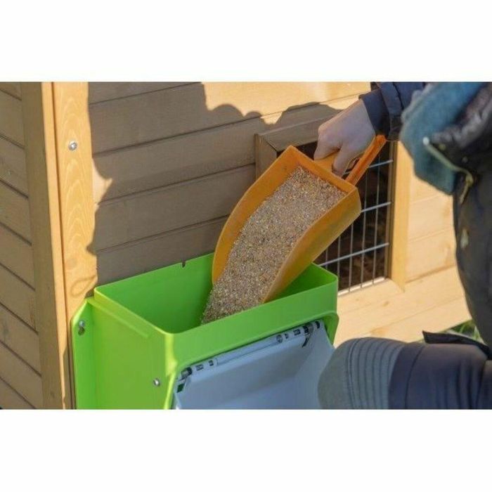 Kerbl KER1685172630247 Comedero Automático SmartCoop con Persiana Protectora, 7.5 kg, Verde 3 Kerbl KER1685172630247 Comedero Automático SmartCoop con Persiana Protectora, 7.5 kg, Verde 3