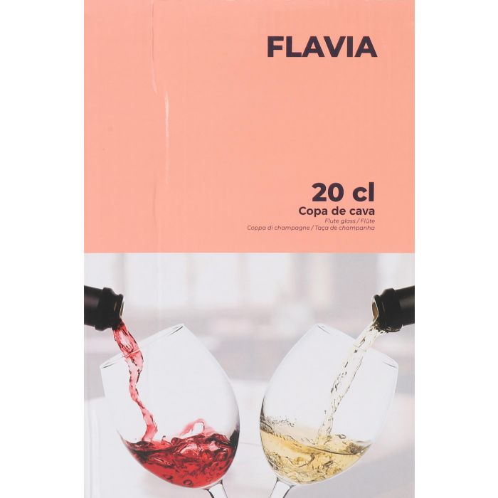 La Mediterranea Copa de Cava Flavia Colección Vega 20 cl (4.8x22.6 cm) (24 Unidades) 4