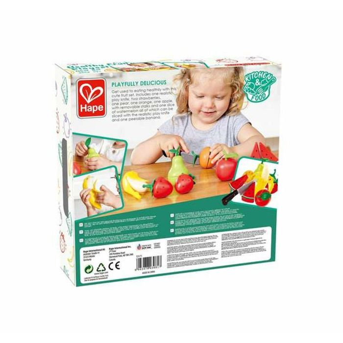 Set de Alimentos de Juguete Hape 9 Piezas Frutas 6