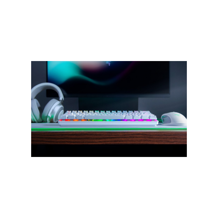 Razer RZ03-03390400-R3M1 Teclado Mecánico Mini USB QWERTY Internacional de EE.UU. Blanco 2