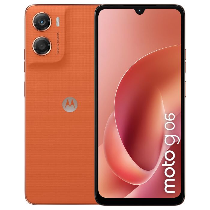 Motorola moto G06 4GB RAM 256GB Almacenamiento 50MP Cámara Naranja 1