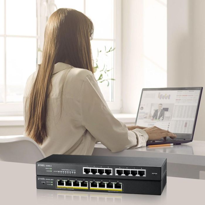 Zyxel Switch GS1915-8EP-EU0101F 8 Puertos Gigabit PoE 60W Nebula Smart 7 Zyxel Switch GS1915-8EP-EU0101F 8 Puertos Gigabit PoE 60W Nebula Smart 7