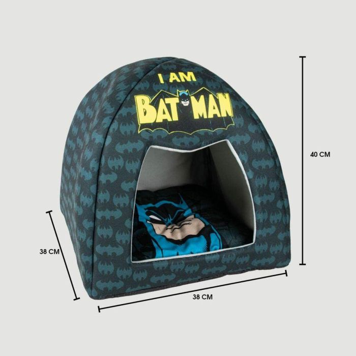 Cueva cama para perro batman talla talla única 3