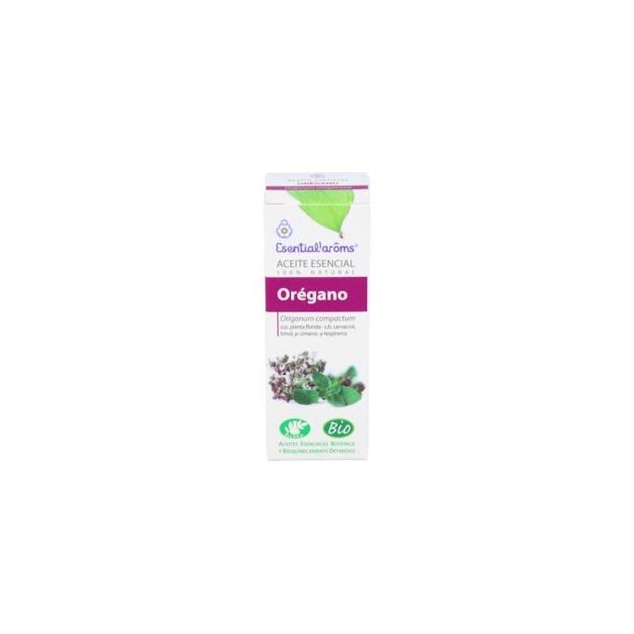 ESENTIAL AROMS Aceite Esencial de Orégano Bio 10ml, Puro y Natural, Quimiotipo Carvacrol y Timol para Uso Oral