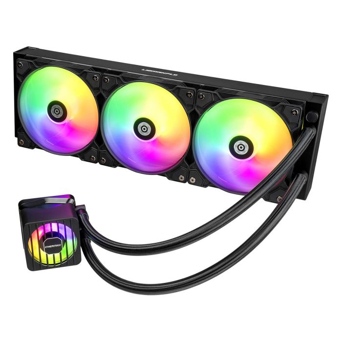 Enermax LIQMAXFLO ELC-LMF360T-ARGB Kit Refrigeración Líquida 3x12cm ARGB Procesador Negro 5 Enermax LIQMAXFLO ELC-LMF360T-ARGB Kit Refrigeración Líquida 3x12cm ARGB Procesador Negro 5