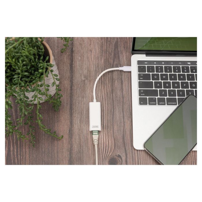 Digitus Adaptador USB 3.0/C a RJ45 Gigabit Ethernet St/Bu 20cm Digitus Adaptador USB 3.0/C a RJ45 Gigabit Ethernet St/Bu 20cm