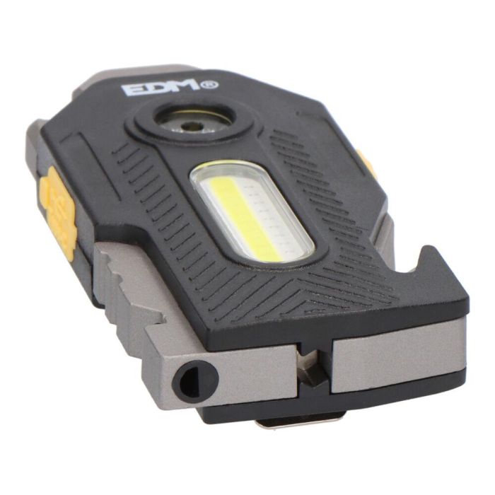 Edm Linterna de seguridad 6 en 1 7W + 2,5W 400lm, LED, batería recargable, abridor botellas, cuter, rompe cristales, silbato emergencia, destornillador 5 Edm Linterna de seguridad 6 en 1 7W + 2,5W 400lm, LED, batería recargable, abridor botellas, cuter, rompe cristales, silbato emergencia, destornillador 5