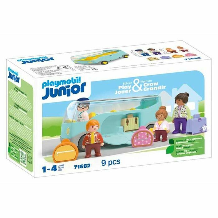 PLAYMOBIL Junior 71682 Autocar de viaje, Edad 12 meses