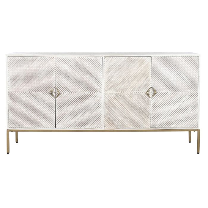 Buffet Tradicional DKD Home Decor Blanco Dorado 40 x 90 x 170 cm 5