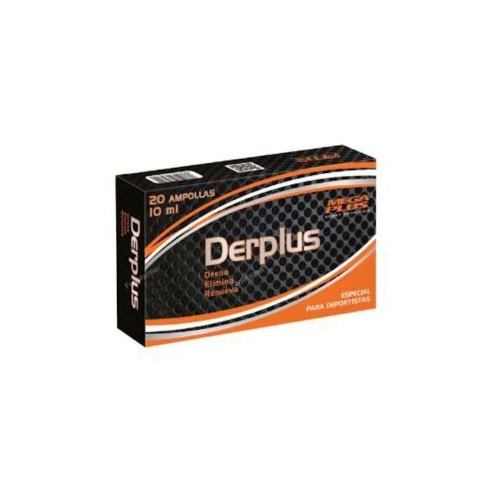 MEGA PLUS Derplus 20Amp. Extractos de Melisa, Cardo Mariano y Diente de León. Depurativo y Eliminador de Toxinas