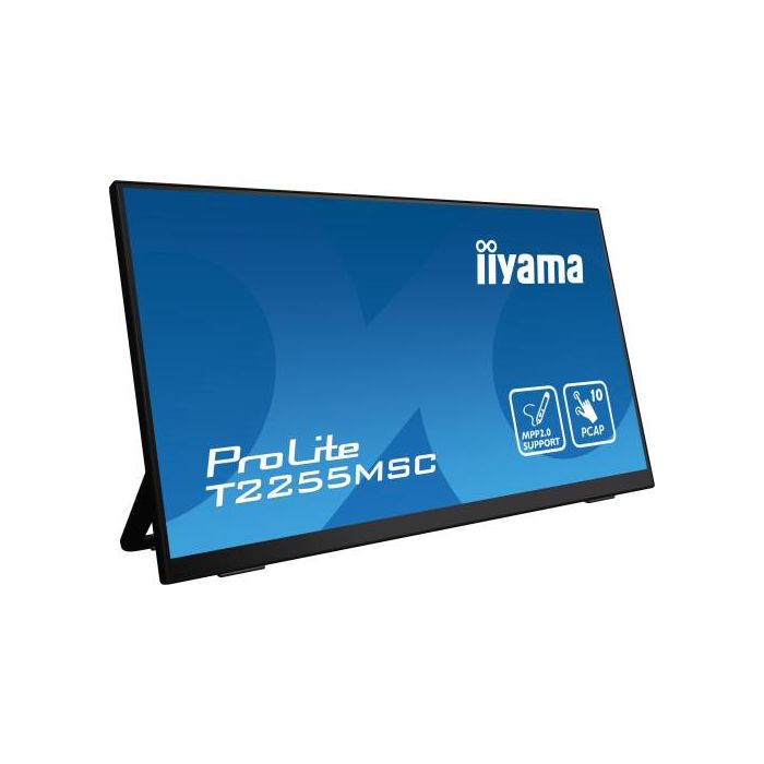 Iiyama T2255MSC-B1 Monitor Táctil Capacitivo 21.5" Full HD IPS, 10 Puntos, HDMI, DisplayPort, USB, 60Hz, 5ms 2
