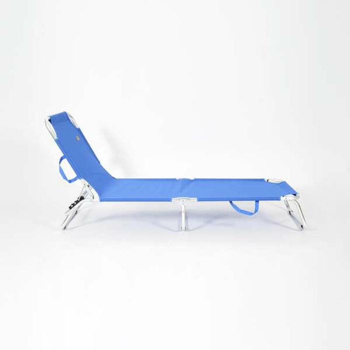 Tumbona de playa Ociotrends Azul 188 x 58 x 24 cm 2 Tumbona de playa Ociotrends Azul 188 x 58 x 24 cm 2