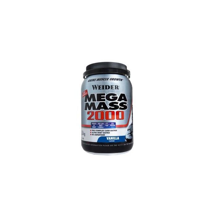 Weider Mega Mass 2000 Vainilla 1,5Kg. Weider Mega Mass 2000 Vainilla 1,5Kg.