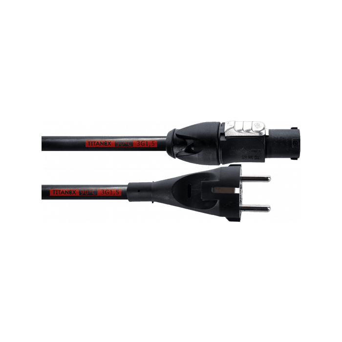 Cable Powercon Ip65 True1 - Schuko 10 M 2 Cable Powercon Ip65 True1 - Schuko 10 M 2