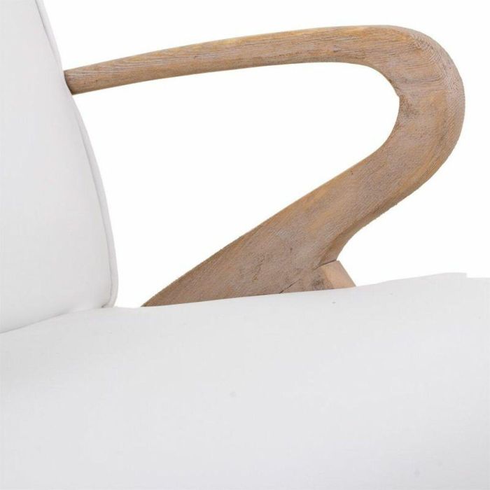 Sillón Alexandra House Living Blanco 55 x 85 x 57 cm Tapizado Polipiel 4 Sillón Alexandra House Living Blanco 55 x 85 x 57 cm Tapizado Polipiel 4
