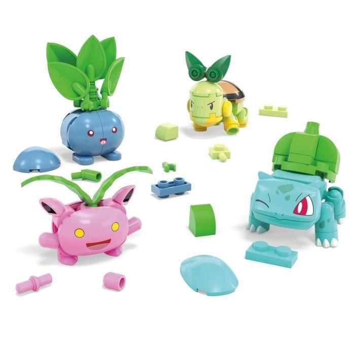 Mega HWR77 Pokémon Entrenador Planta Set de Construcción de Juguete con Bloques Coleccionables para Niños y Fans de Pokémon 3