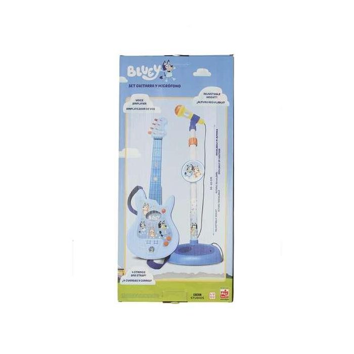 Reig Guitarra y Micrófono Bluey con Pie Extensible y Altura Regulable 60x30x17 cm 4