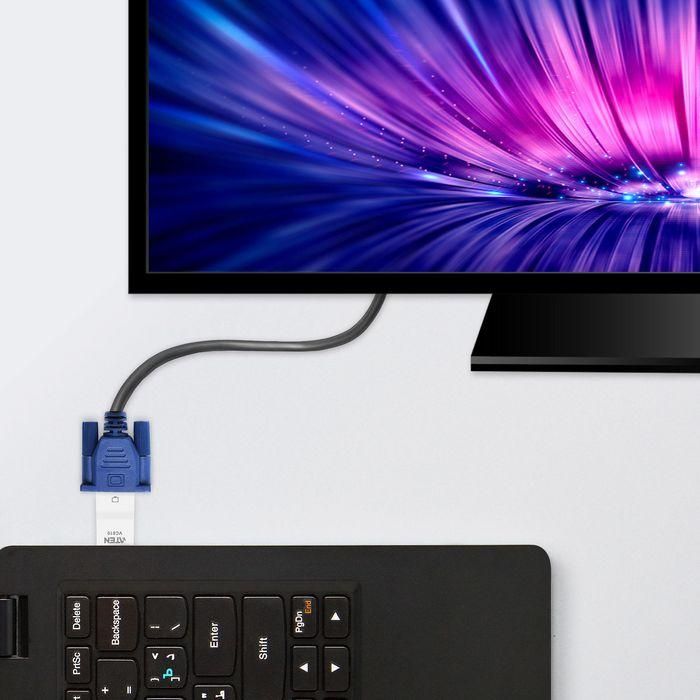 Adaptador HDMI a VGA Aten VC810-AT Blanco 1 Adaptador HDMI a VGA Aten VC810-AT Blanco 1