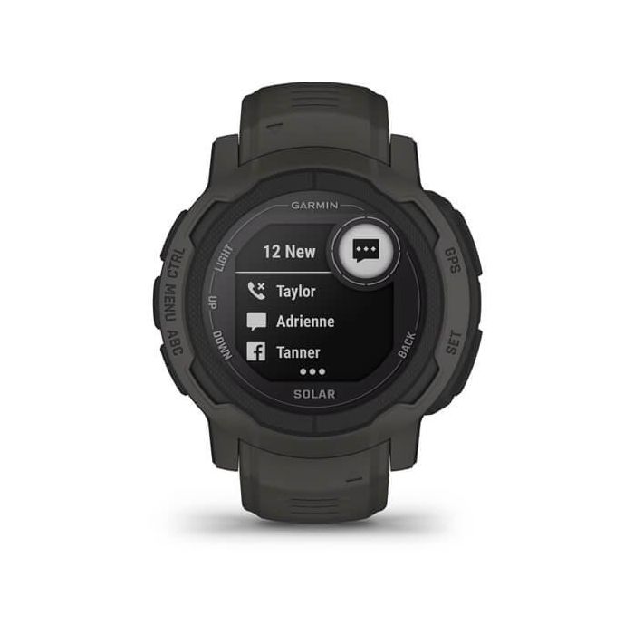 Garmin Instinct 2 Solar 45mm negro Smartwatch Deportivo con GPS, Pulsómetro, Oxígeno en Sangre y Batería de Larga Duración 11 Garmin Instinct 2 Solar 45mm negro Smartwatch Deportivo con GPS, Pulsómetro, Oxígeno en Sangre y Batería de Larga Duración 11