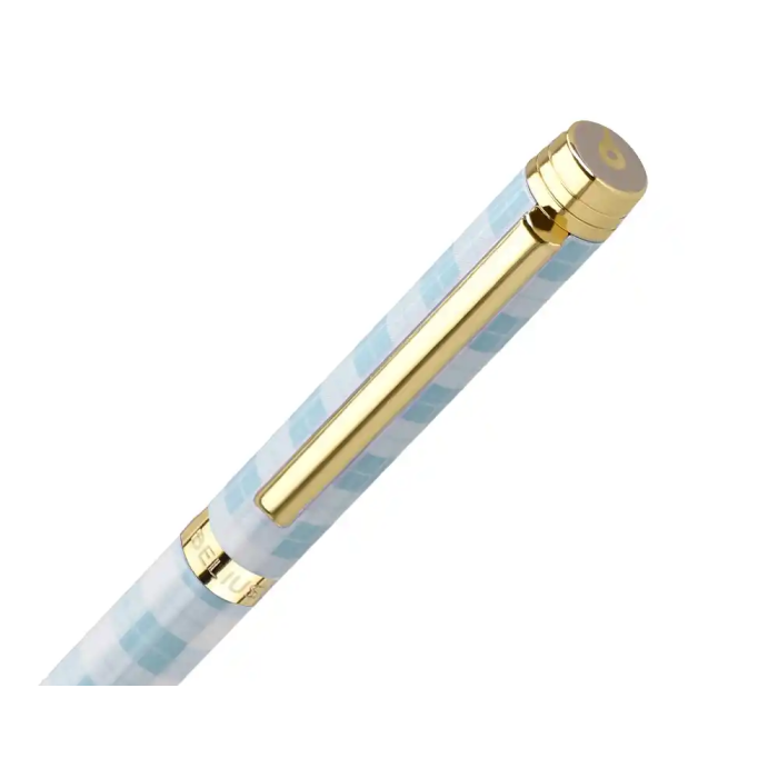 Belius Bolígrafo Perfect Picnic Day Aluminio Celeste Dorado Tinta Azul Caja Diseño 7 Belius Bolígrafo Perfect Picnic Day Aluminio Celeste Dorado Tinta Azul Caja Diseño 7