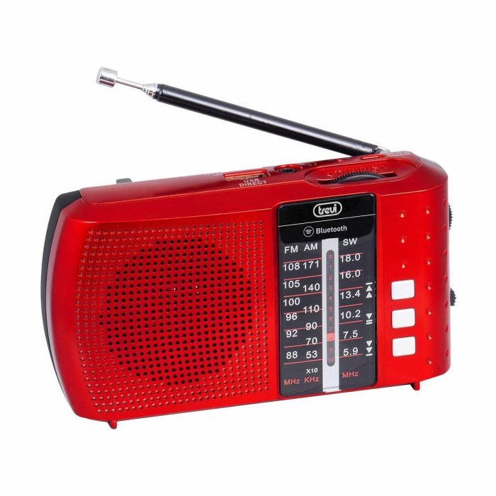 Radio Portátil Bluetooth Trevi RA7F20BTR Rojo FM/AM/SW 1