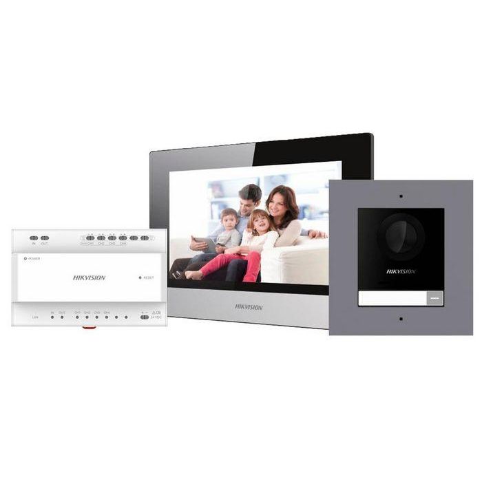Hikvision Kit videoportero IP villa para 1 puerta
