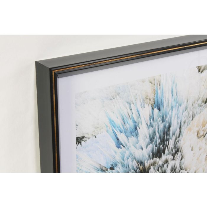 DKD Home Decor Cuadro de Pared Glam Nebulosa Dorado y Azul, Fabricado en MDF y Cristal, Medidas 100 cm Alto x 70 cm Ancho x 6 cm Fondo 1