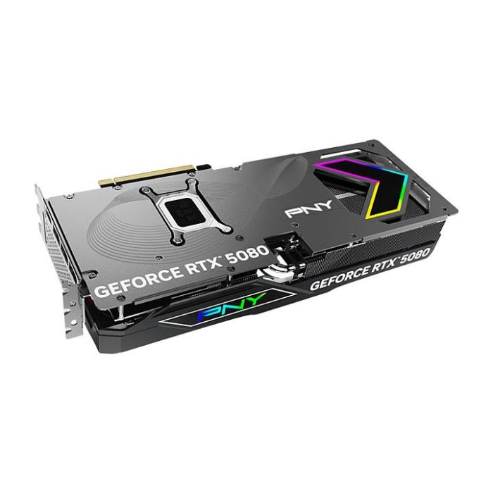 PNY GeForce RTX 5080 16GB GDDR7 3Fan ARGB OC Tarjeta Gráfica PNY GeForce RTX 5080 16GB GDDR7 3Fan ARGB OC Tarjeta Gráfica