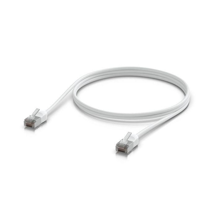 Ubiquiti 1 m, Cat 6A, up to 10 GbE, PoE++, thermoplastic elastomer (TPE), white 3 Ubiquiti 1 m, Cat 6A, up to 10 GbE, PoE++, thermoplastic elastomer (TPE), white 3