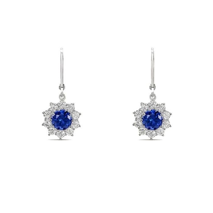 Pendientes Mujer Stroili 1694861 Plateado Azul Pendientes Mujer Stroili 1694861 Plateado Azul