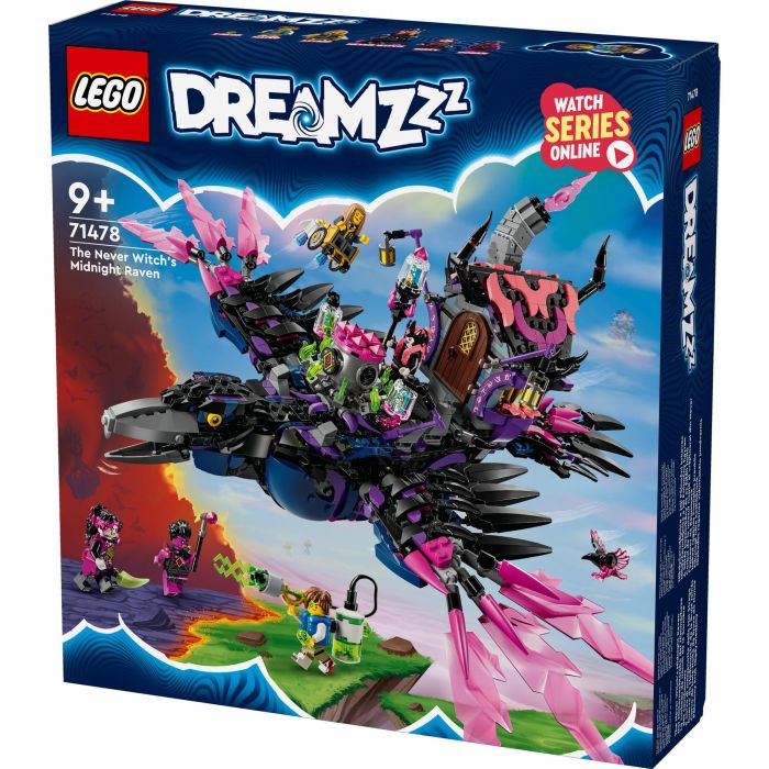 LEGO 71478 DREAMZzz El Cuervo de Medianoche de la Bruja Pesadilla - Set Modular 10 LEGO 71478 DREAMZzz El Cuervo de Medianoche de la Bruja Pesadilla - Set Modular 10