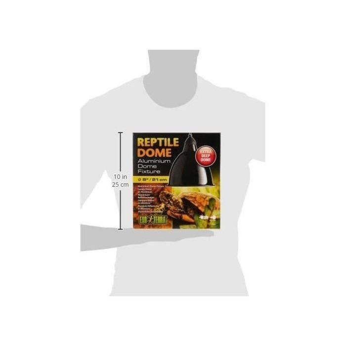 Lámpara de techo EXO TERRA con reflector de aluminio L - Para reptiles 4 Lámpara de techo EXO TERRA con reflector de aluminio L - Para reptiles 4