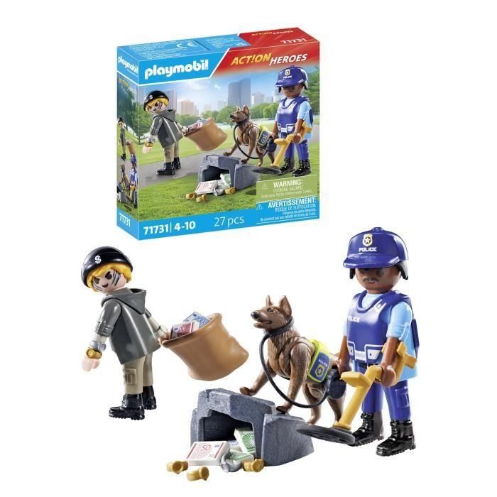 Búsqueda Policial Action Heroes 71731 Playmobil 2 Búsqueda Policial Action Heroes 71731 Playmobil 2