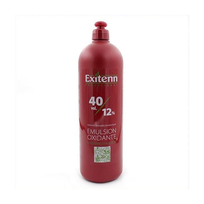 Exitenn Emulsión Oxidante 40 Volúmenes 1000ml para fijar color de tinte, aclara 4-5 tonos