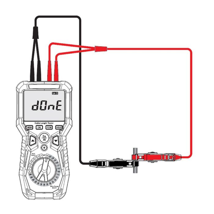 Medidor de longitud de cable pan klm30r pancontrol 8