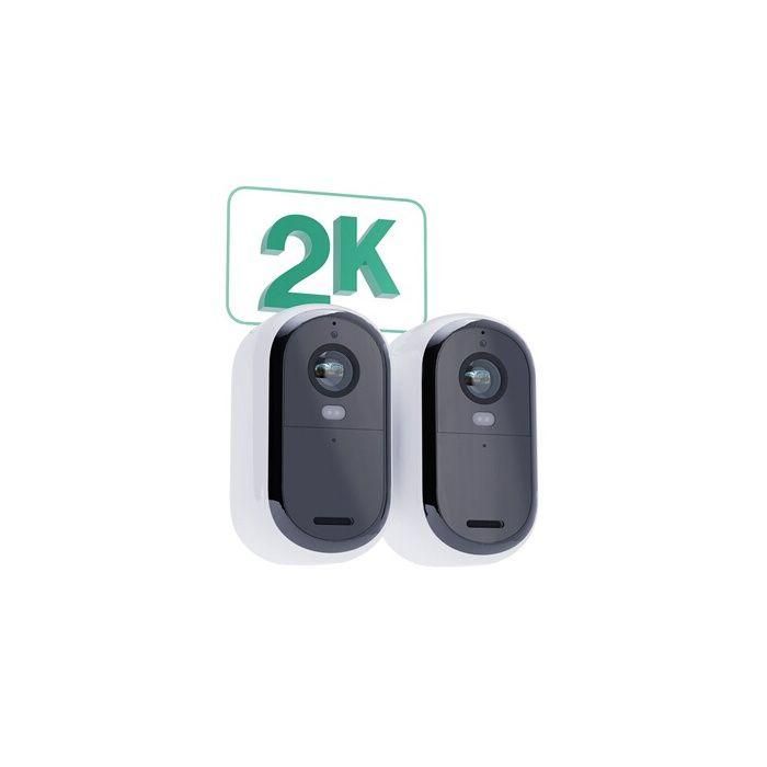 Cámara de vigilancia ARLO Essential2 2K con visión nocturna a color y 6 meses de duración de la batería (paquete de 2) 1 Cámara de vigilancia ARLO Essential2 2K con visión nocturna a color y 6 meses de duración de la batería (paquete de 2) 1