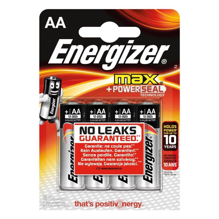 Pilas Energizer Max AA LR6 (4 pcs)