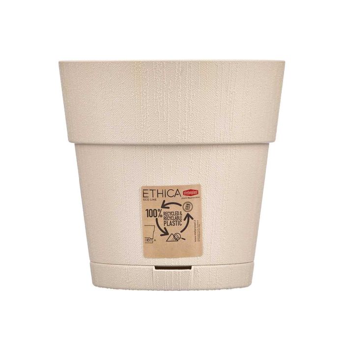 Maceta Plastico 20 Cm Ethica Blanco Roto Stefanplast (12 Unidades) 2 Maceta Plastico 20 Cm Ethica Blanco Roto Stefanplast (12 Unidades) 2