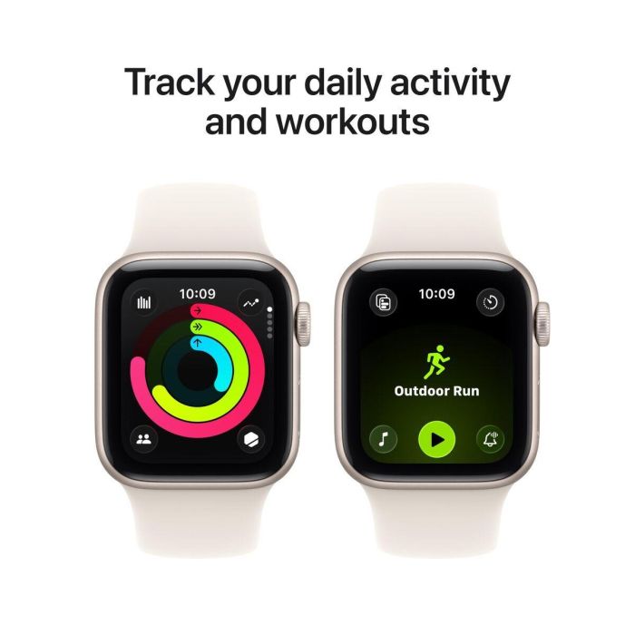 Apple Watch SE 3 Cellular 40mm GPS + Cellular Aluminio Polarstern con Correa Deportiva S/M 2