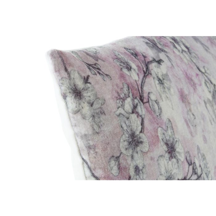 DKD Home Decor Cojín Oriental Beige Gris Flores 50x30x10 cm Poliéster (2 Unidades) con Cremallera 1 DKD Home Decor Cojín Oriental Beige Gris Flores 50x30x10 cm Poliéster (2 Unidades) con Cremallera 1