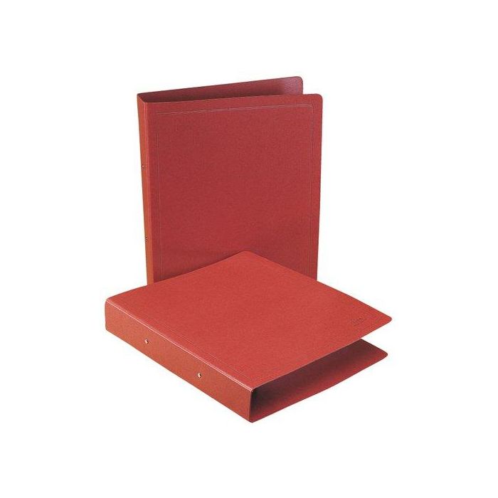 Carpeta De Anillas Saro Carton Nº10 Gofrado Brillo Cuero Fº 2 An.25Mm