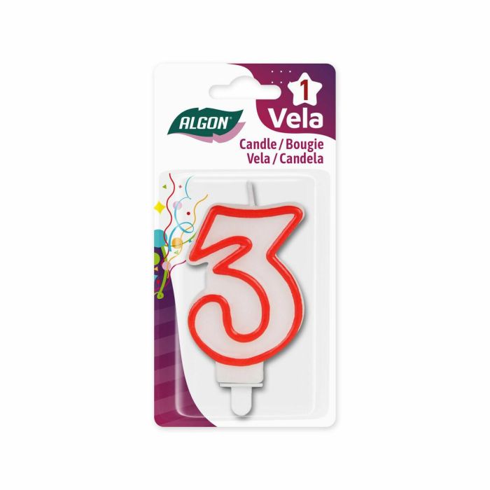 Set de Velas Algon Rojo (36 Unidades) 2