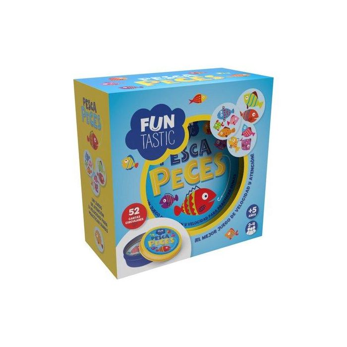 Juego Imagiland Cartas Redondas Funtastic Pesca Peces C/Caja