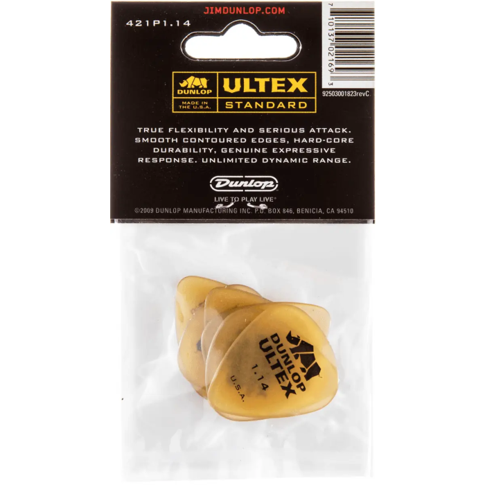 Dunlop Pack 6 Púas Ultex Standard - 1,14 Mm 4