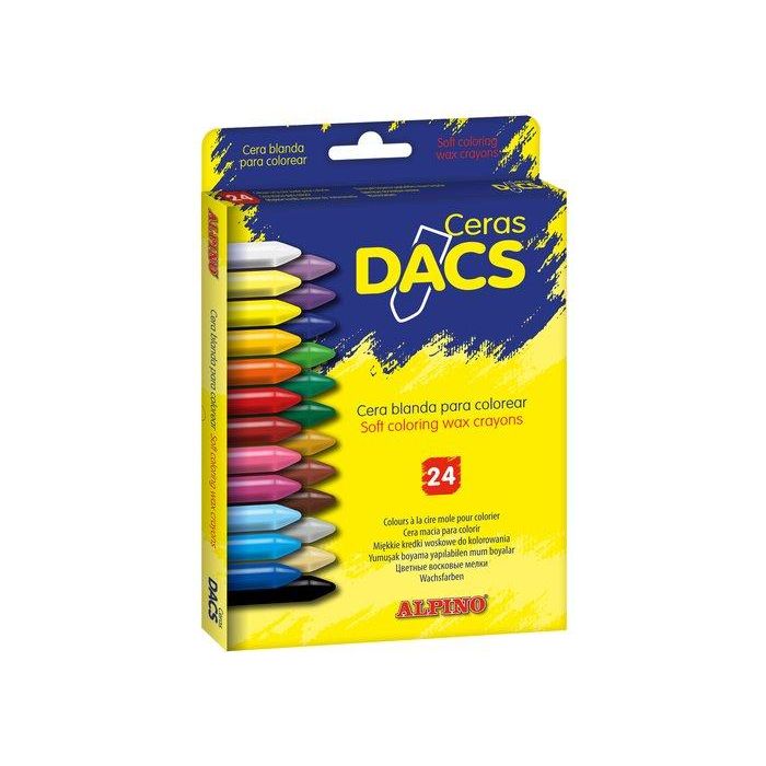 Dacs Ceras 55 mm Colores Surtidos Estuche 24 Ud