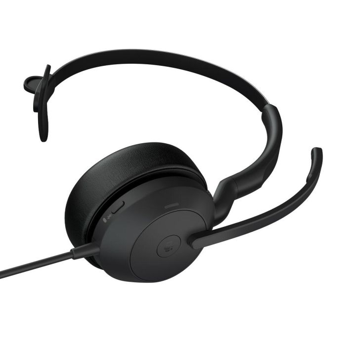 Jabra Evolve2 50 Auriculares Mono USB-C MS (Microsoft Teams) con Micrófono y Cancelación de Ruido para Oficina/Centro de llamadas