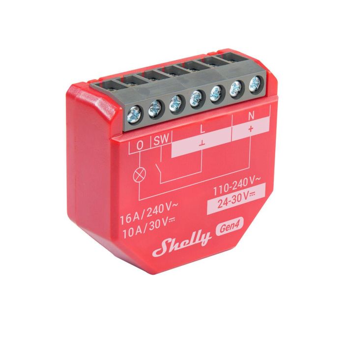 Shelly 1PM Gen4 Rele Inteligente Empotrado 1 Canal 16A Medición WLAN Matter Zigbee Bluetooth 6 Shelly 1PM Gen4 Rele Inteligente Empotrado 1 Canal 16A Medición WLAN Matter Zigbee Bluetooth 6